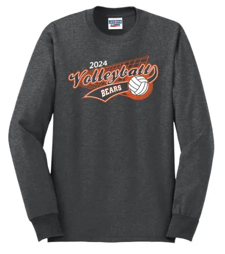 2024 Gibsonburg Volleyball Basic Long Sleeve T-Shirt DESIGN 2