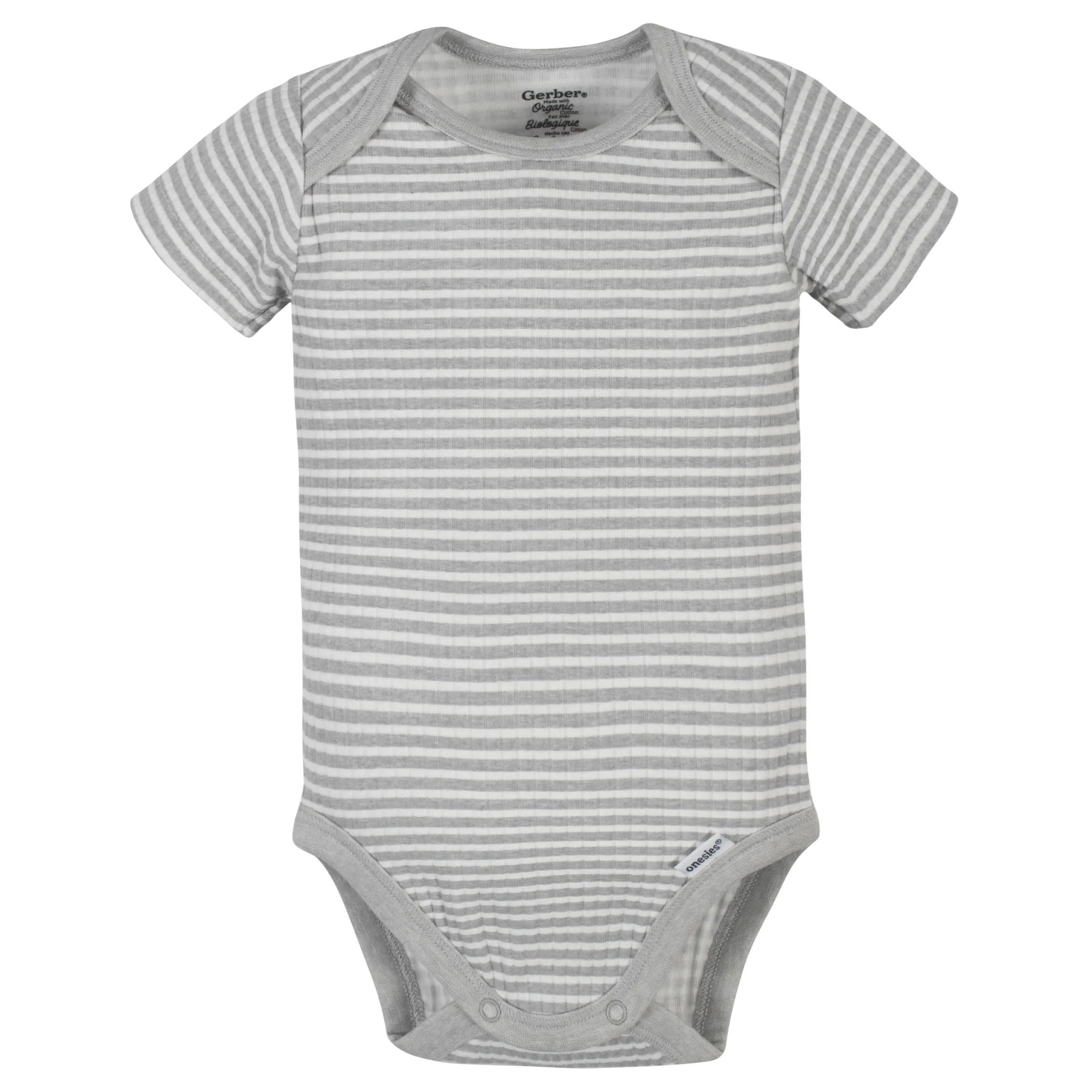 5-Pack Organic Baby Boys Jungle Short Sleeve Onesies® Bodysuits