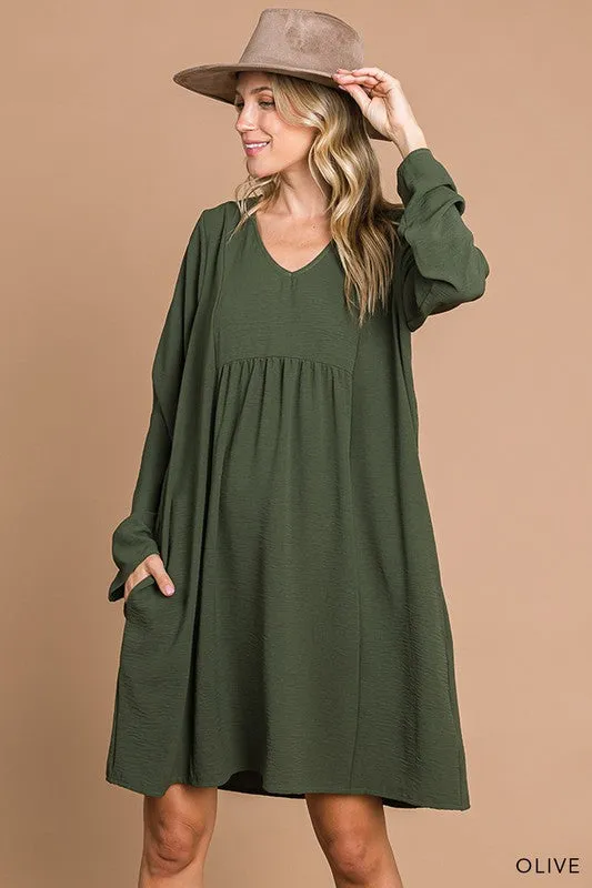 A Call Away Babydoll Dress