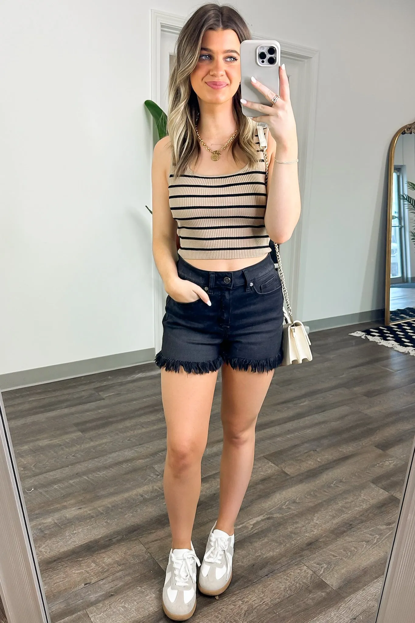 Annette Striped Knit Tank Top - FINAL SALE