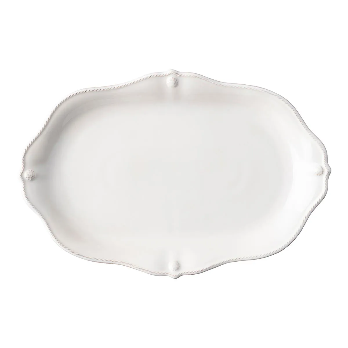 Berry & Thread 16" Platter - Whitewash