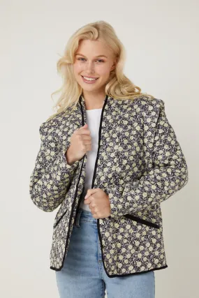 Black Quilted Vest