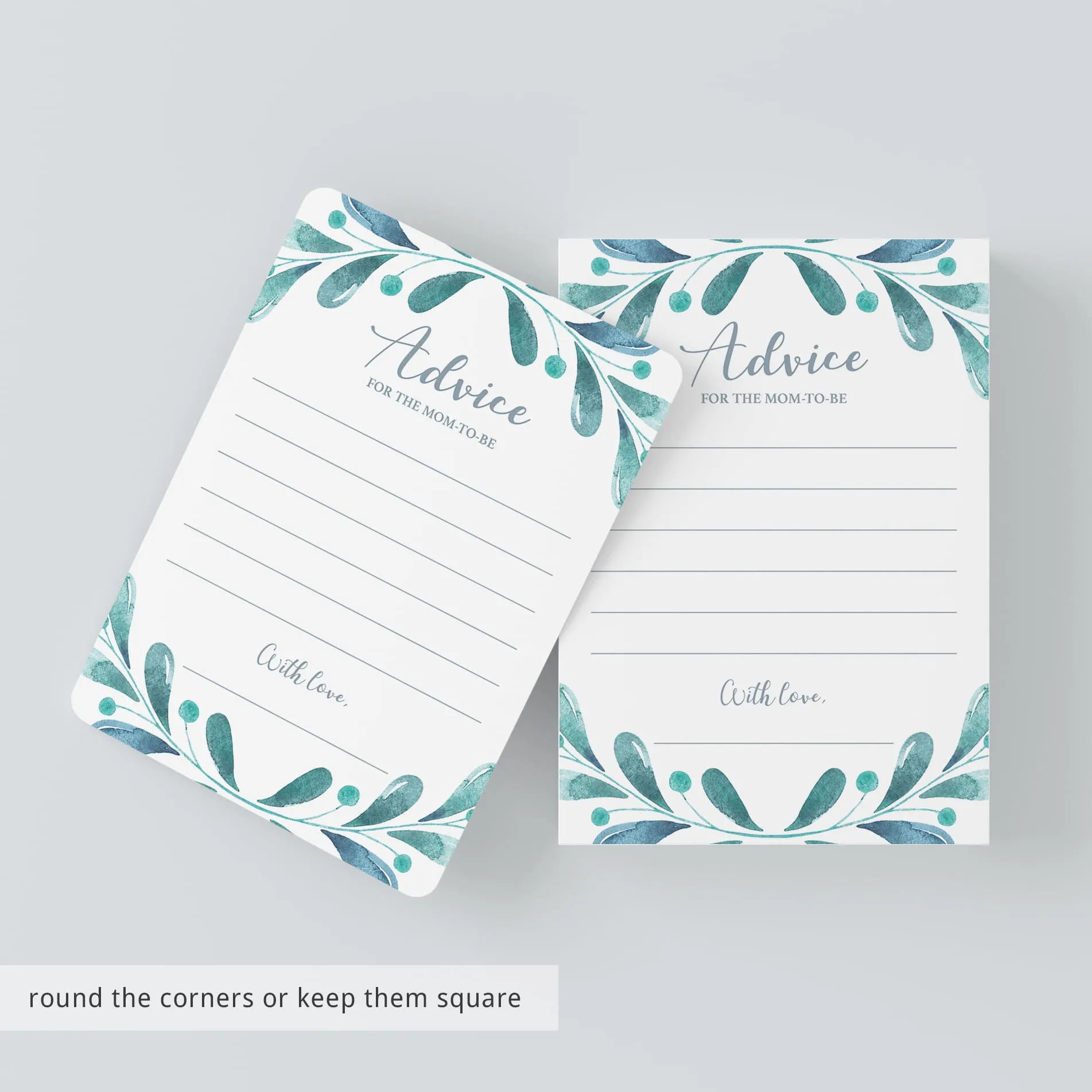 Blue and Silver Baby Shower Games Bundle Winter Theme