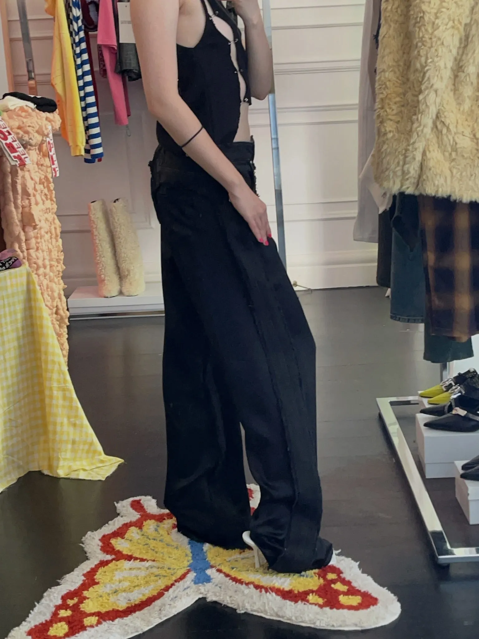 BLUMARINE SATIN PANTS
