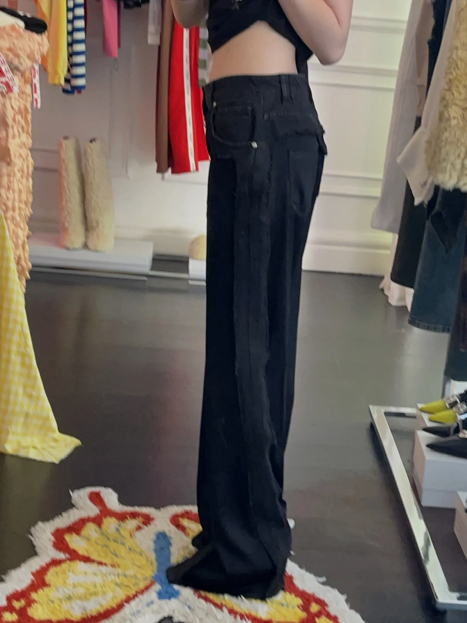 BLUMARINE SATIN PANTS