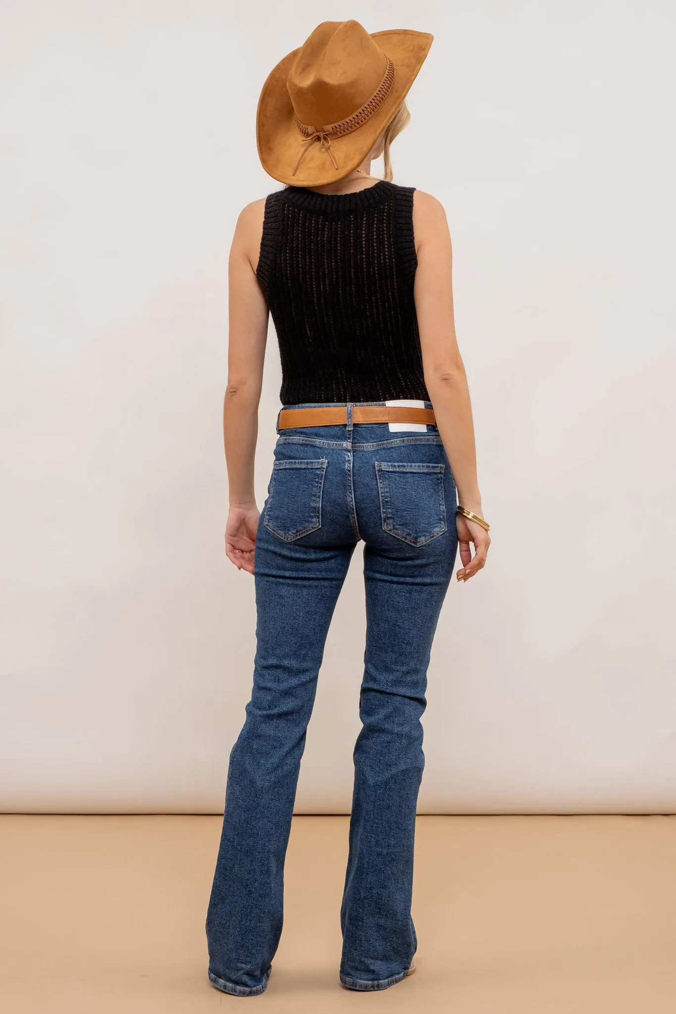 BP Crochet Knit Sweater Tank