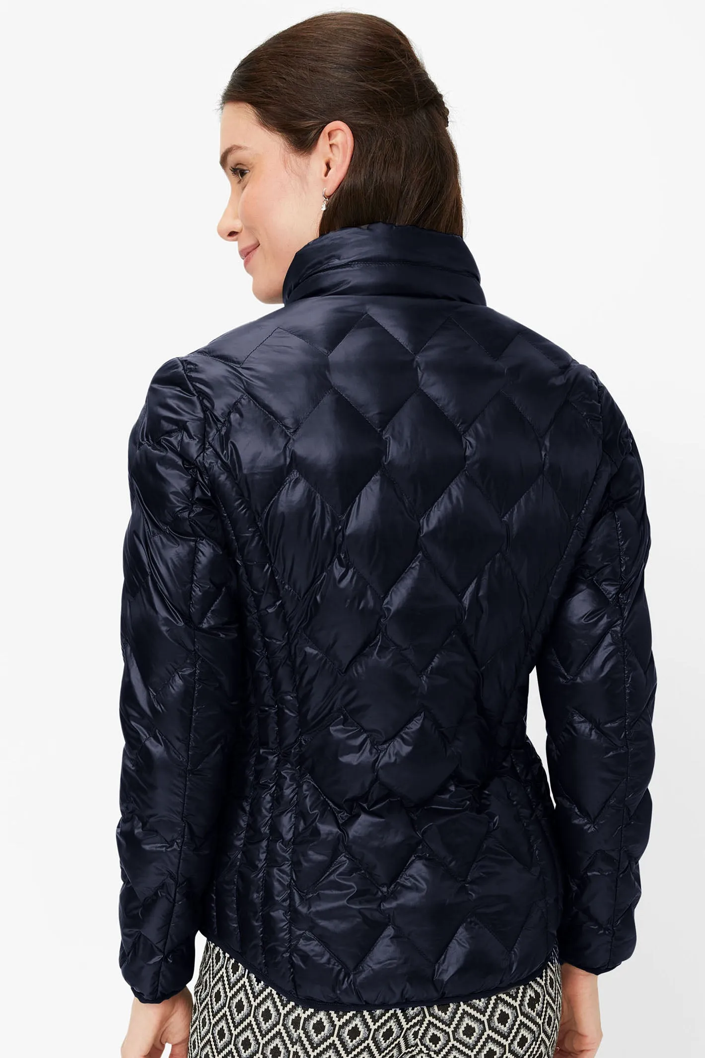 Brax Bern Jacket Navy Diamond Quilted 95-6368 95987140 22