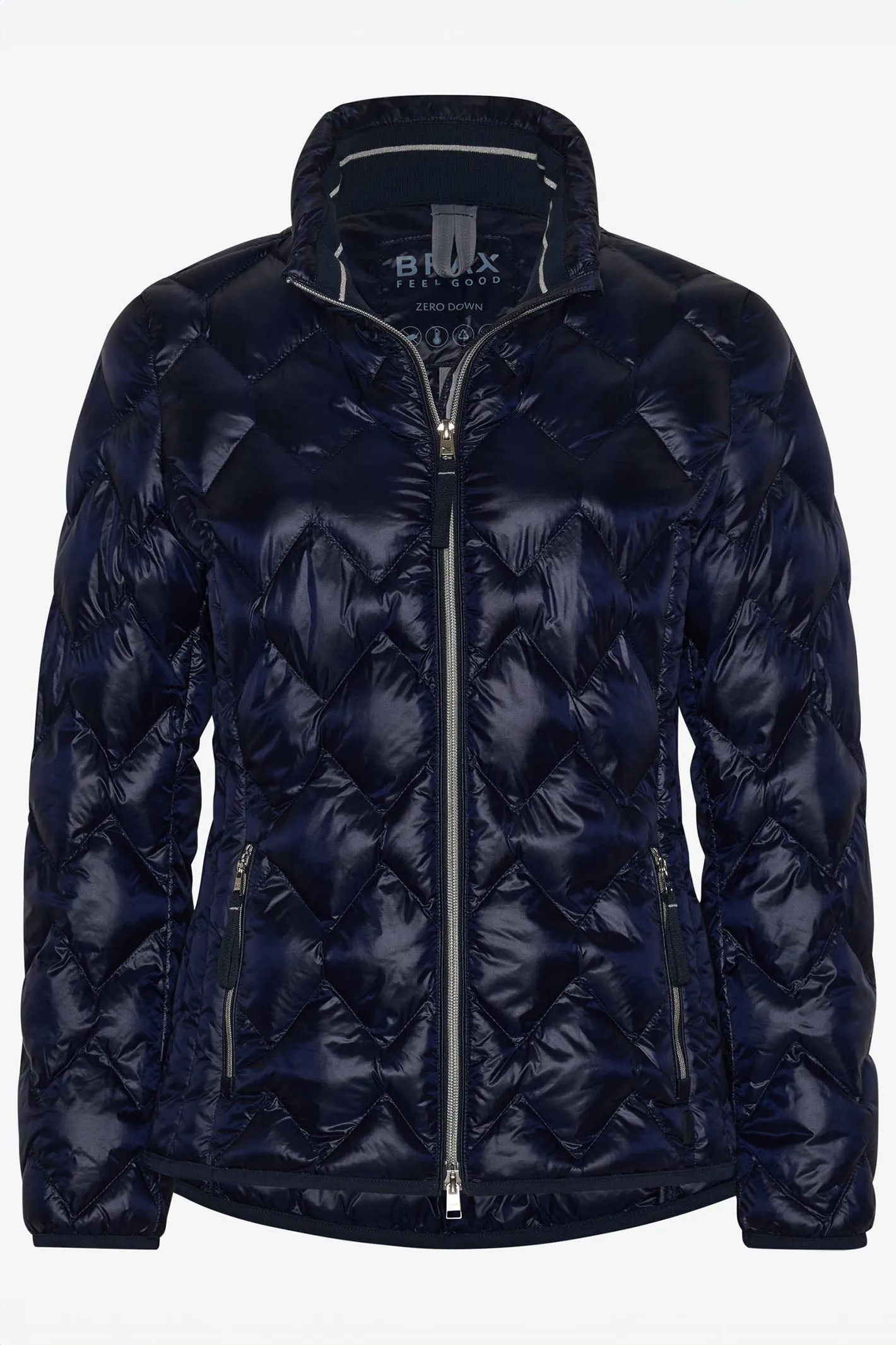 Brax Bern Jacket Navy Diamond Quilted 95-6368 95987140 22