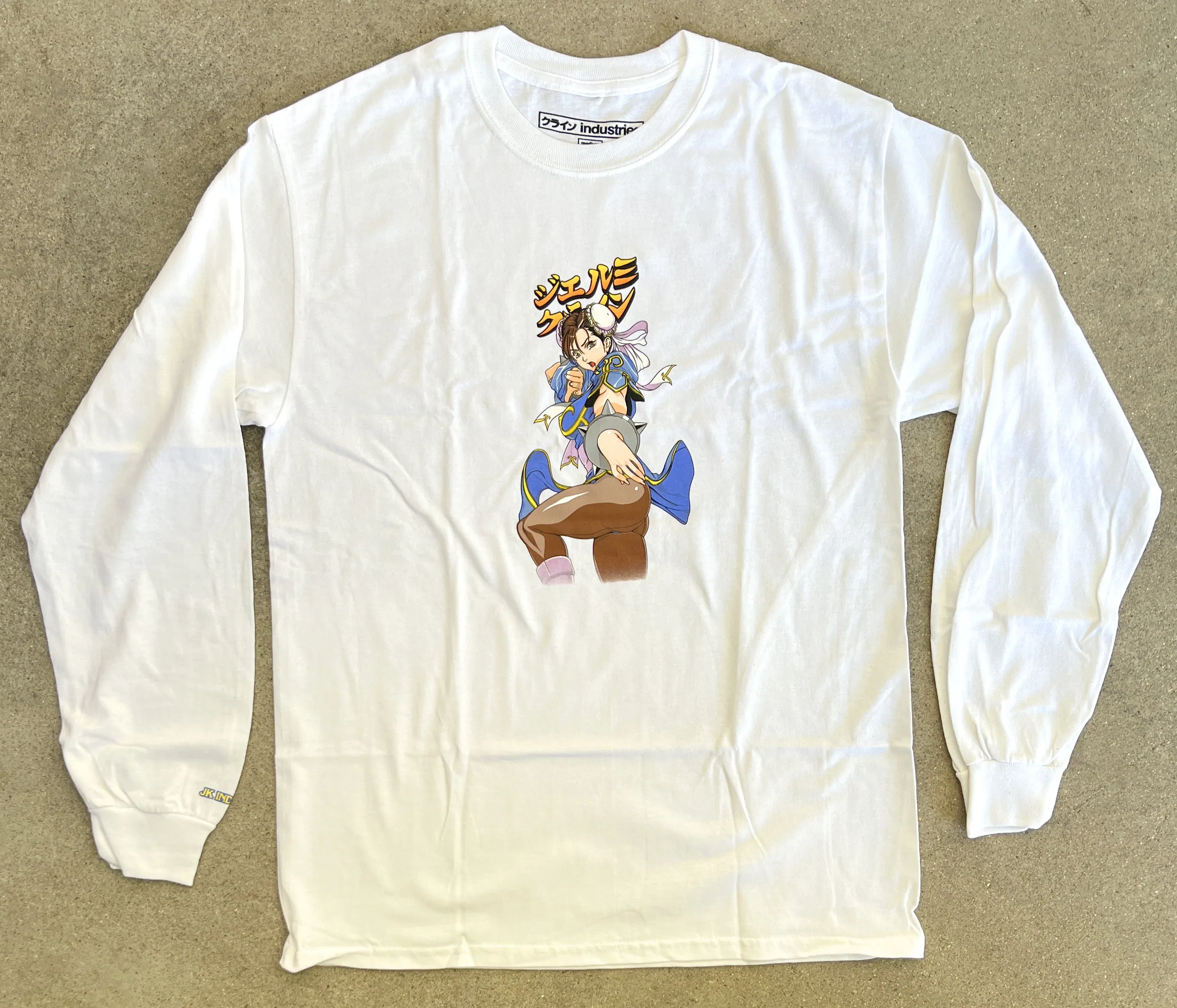 Chun li 2 LONG SLEEVE t-shirt - WHITE
