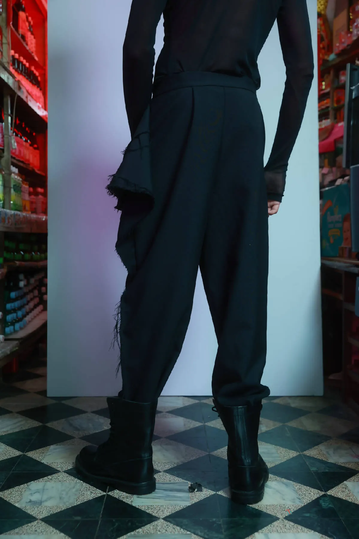 Deconstructed-Layers Pants