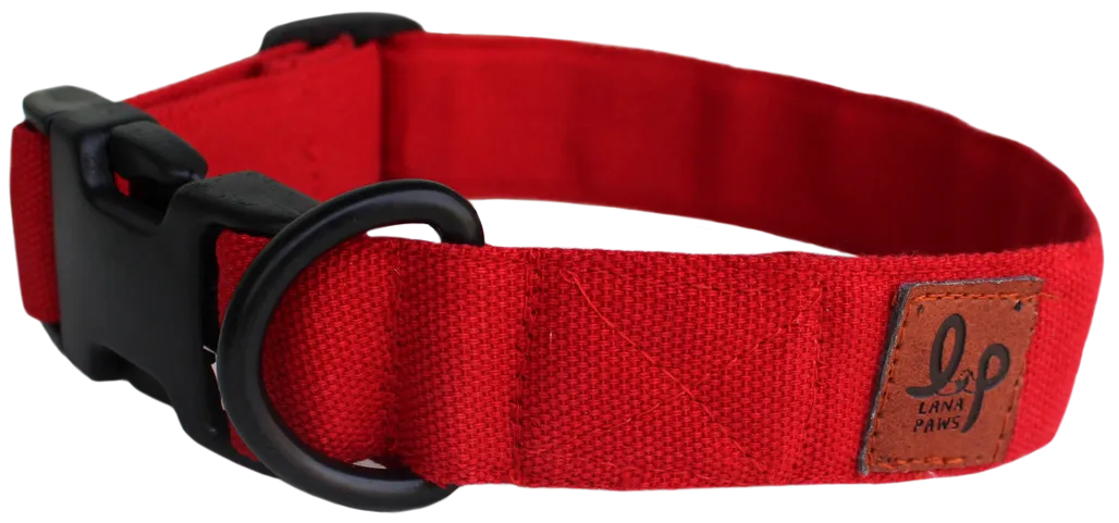 Dog Collar Neck Belt - Red