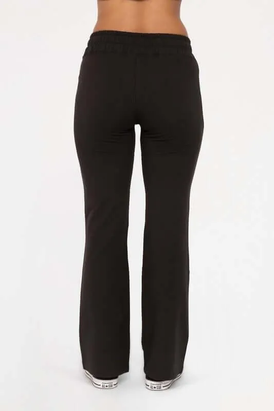 Drawstring Flared Pants – Comfortable & Stylish Casual Fit