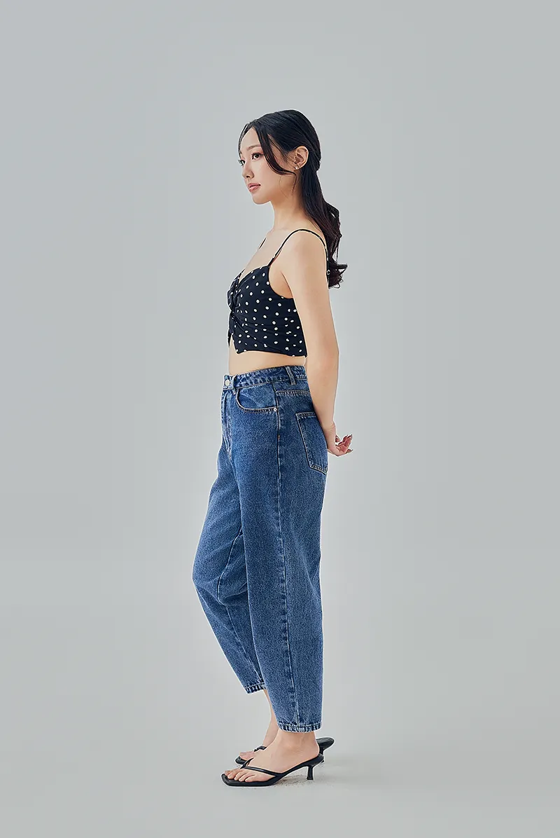 Etta Pegged Denim Pants