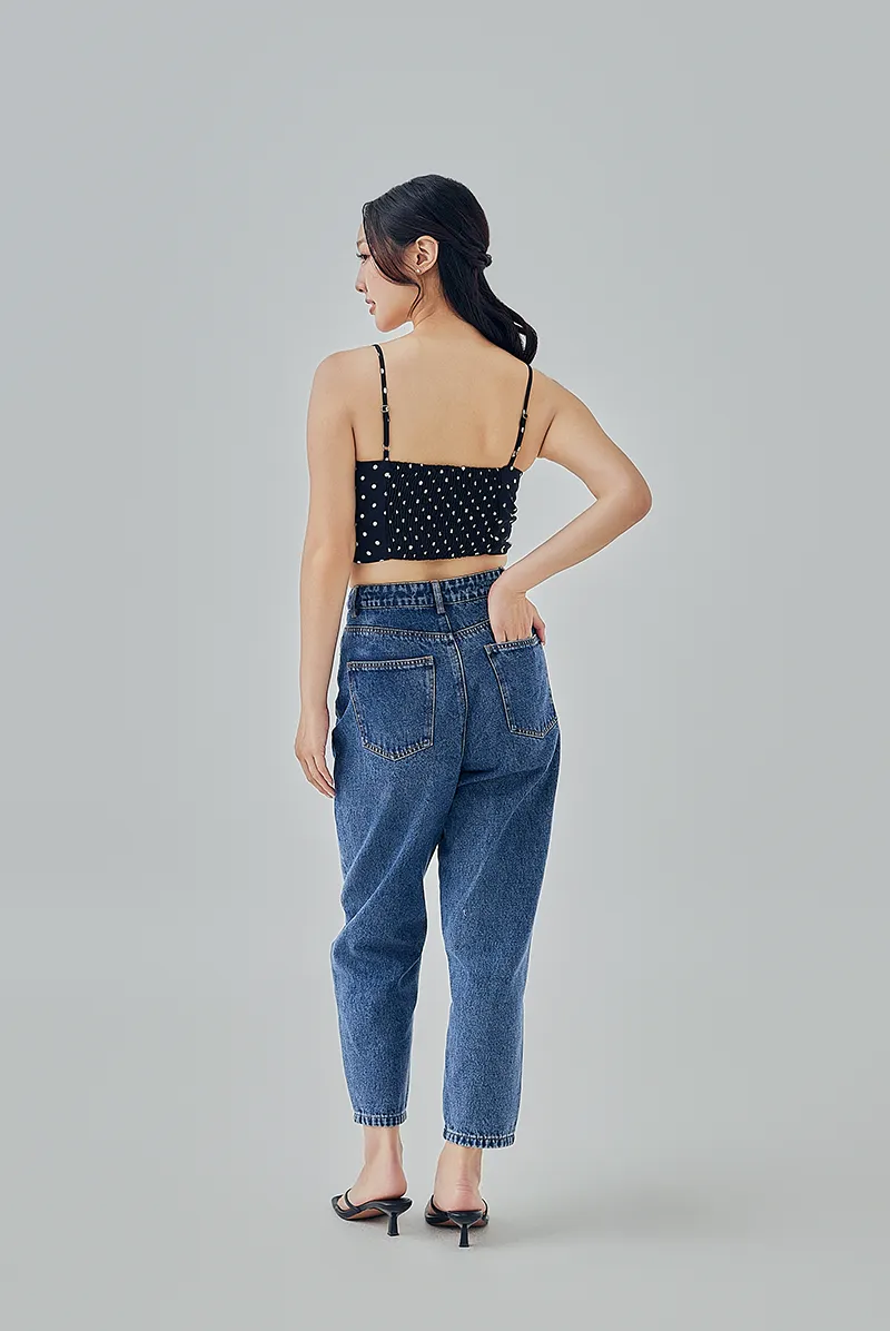Etta Pegged Denim Pants