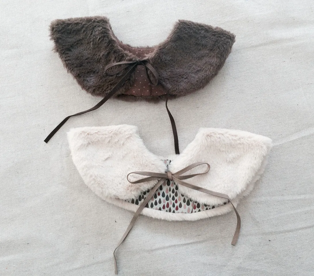 Faux Fur Collar Scarf