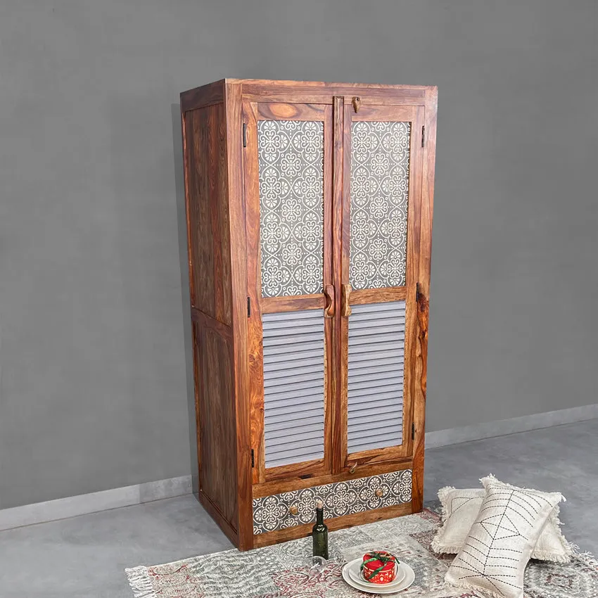 Felice Solid Wood Wardrobe