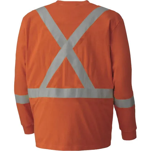 Flame-Resistant Long-Sleeved Safety Shirt