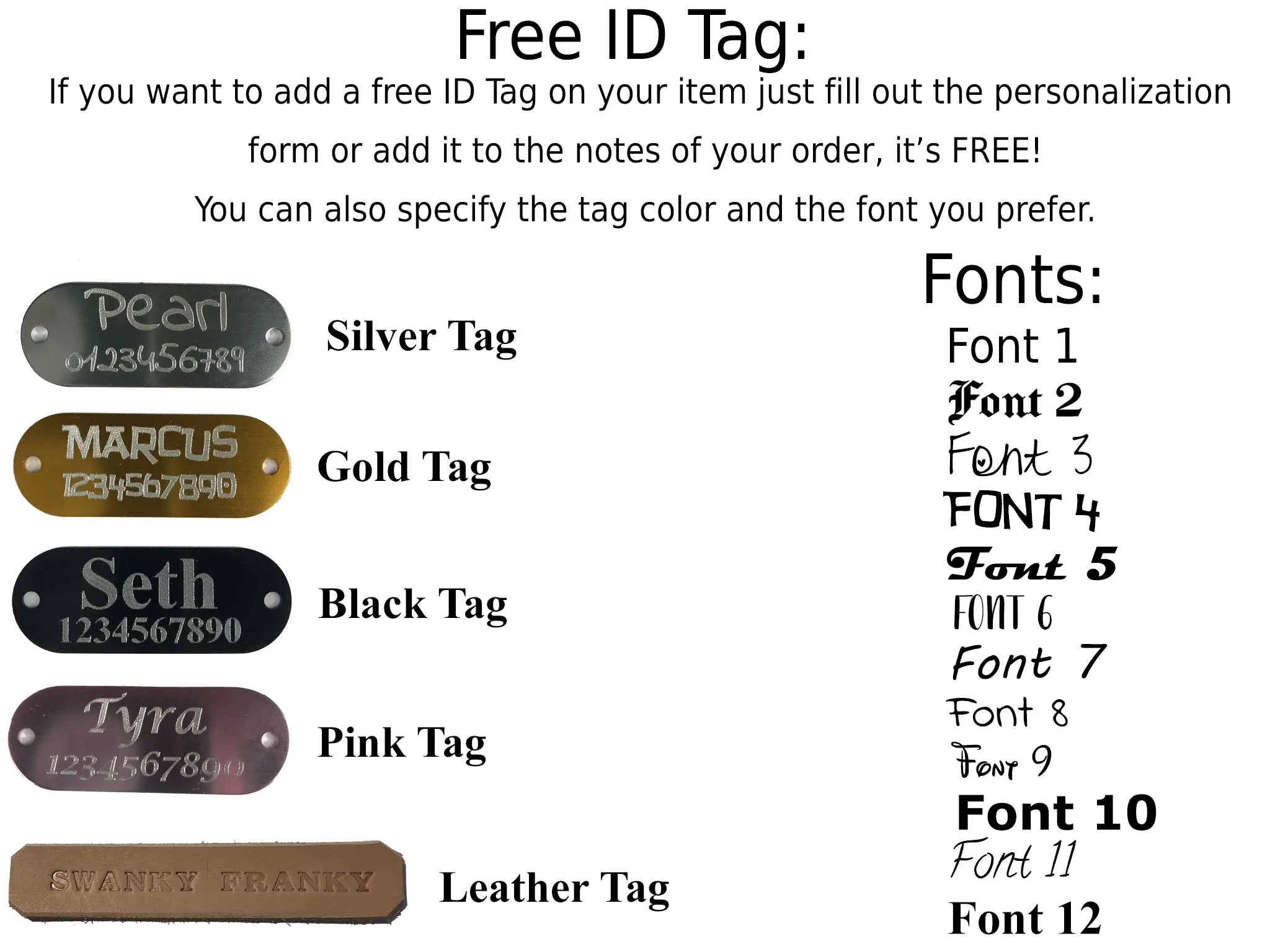 Fully Customizable Quick Release Leather Dog Collar