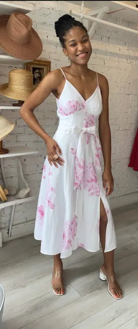 Georgette Slip Dress - Pink Floral