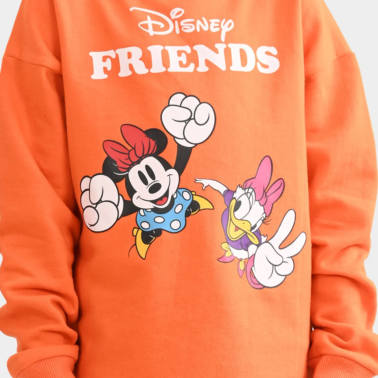 Girls Sweatshirt Orange
