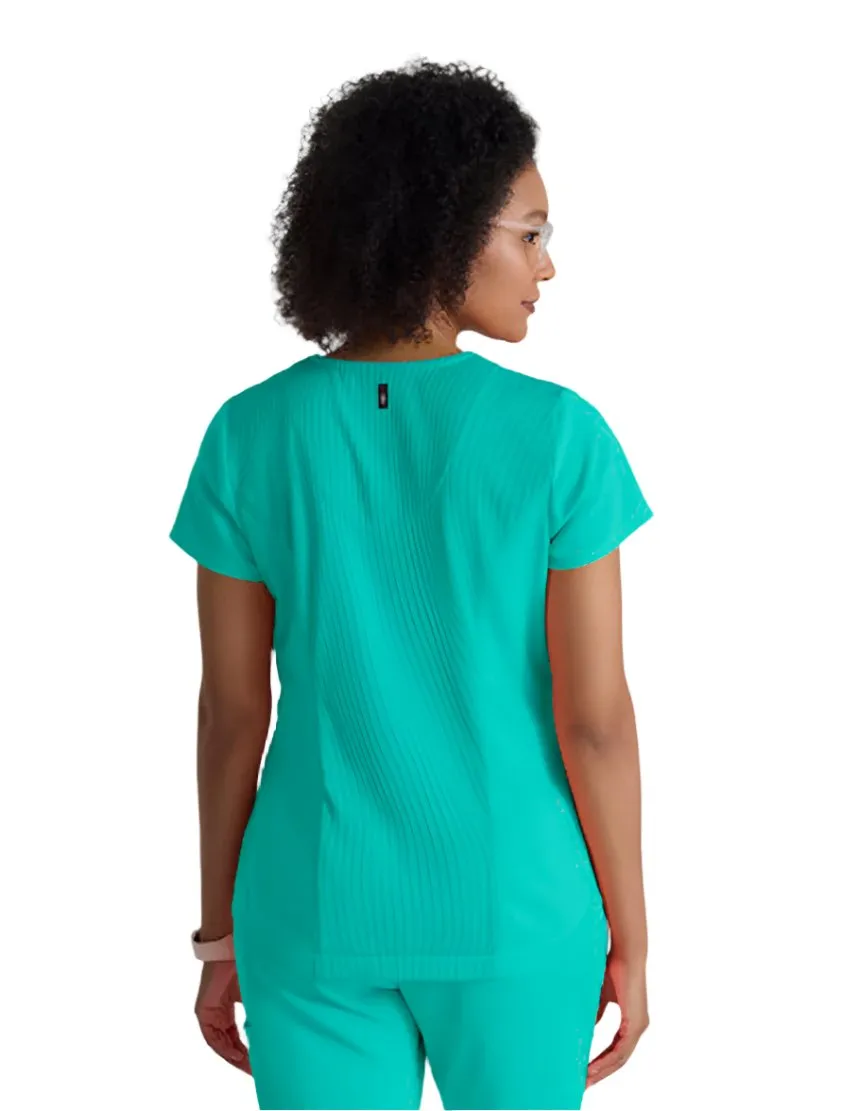 Grey's Anatomy Stretch™ by Barco Capri 2-Pocket Hourglass V-Neck Scrub Top