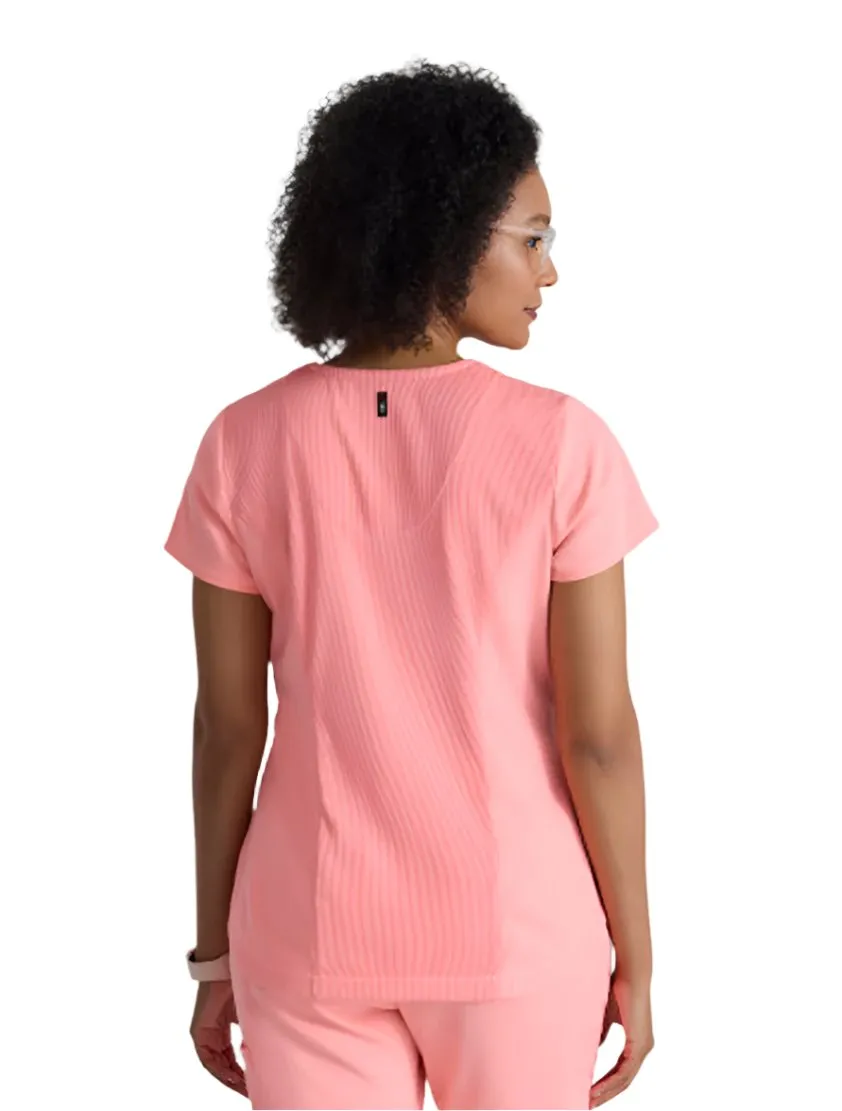 Grey's Anatomy Stretch™ by Barco Capri 2-Pocket Hourglass V-Neck Scrub Top