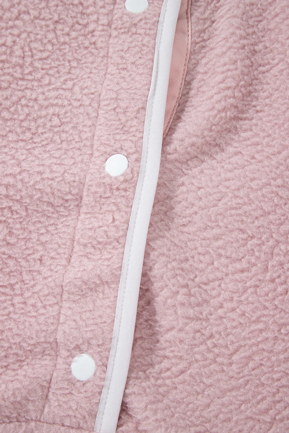 Half Snap Sweatshirt with Side Slit Pockets
