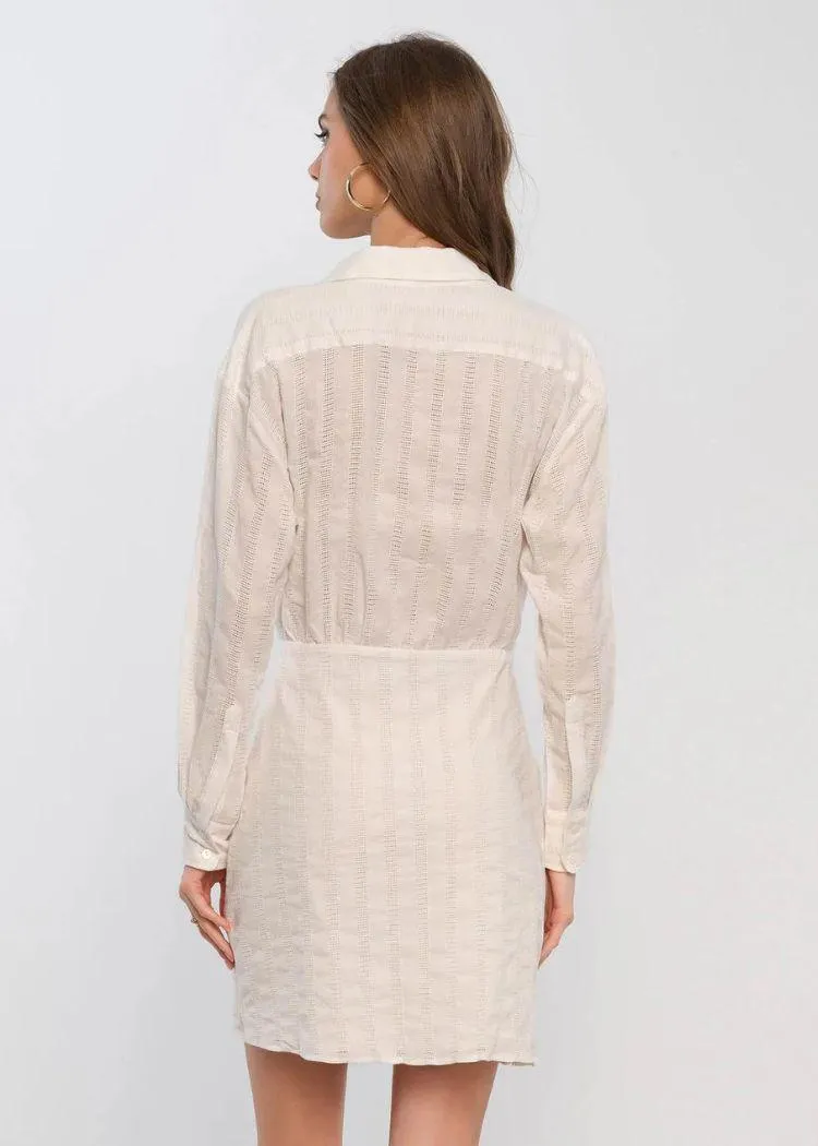 Heartloom Haze Dress- Eggshell