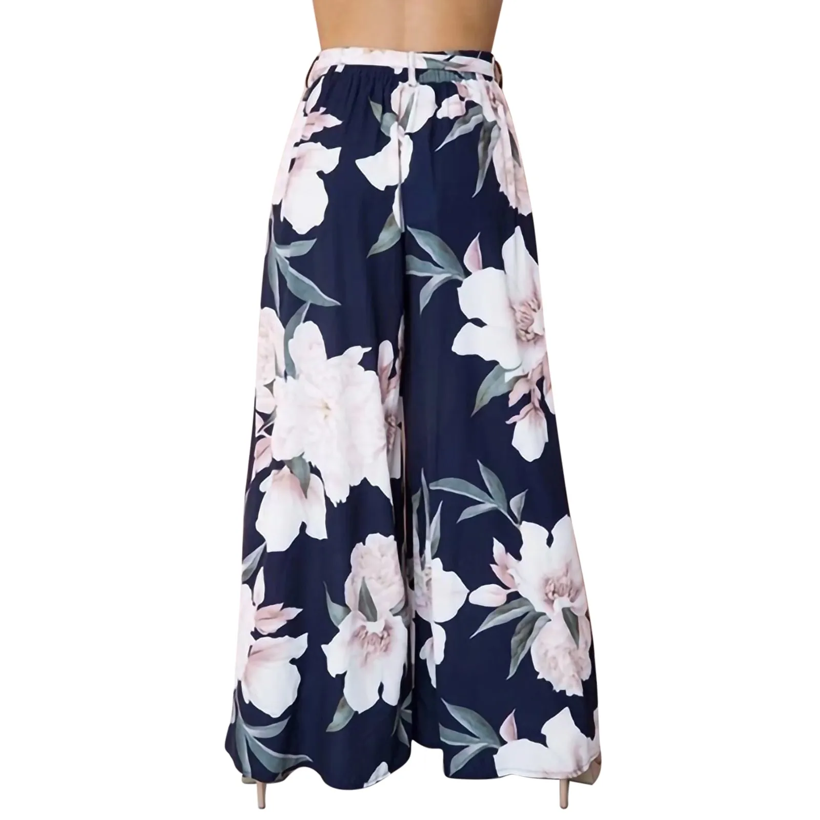 High Waist Lace Up Pants