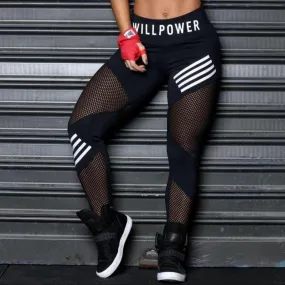 High Waist Mesh Patchwork Sports leggings