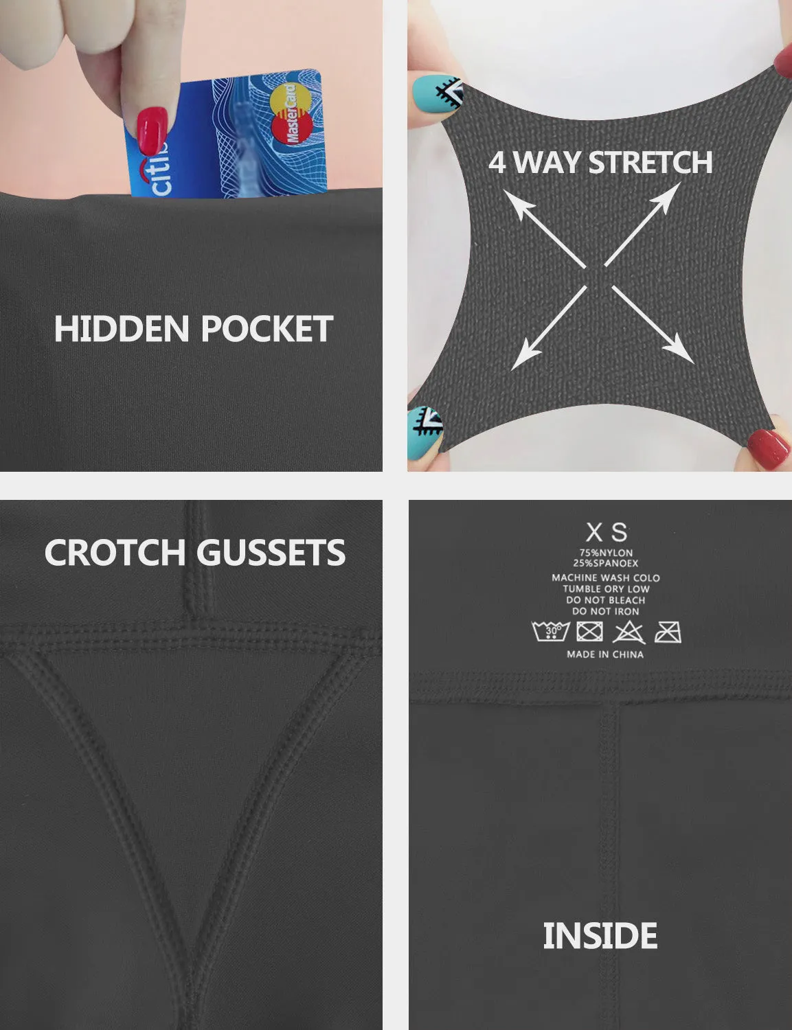 High Waist Running Pants shadowcharcoal_Running