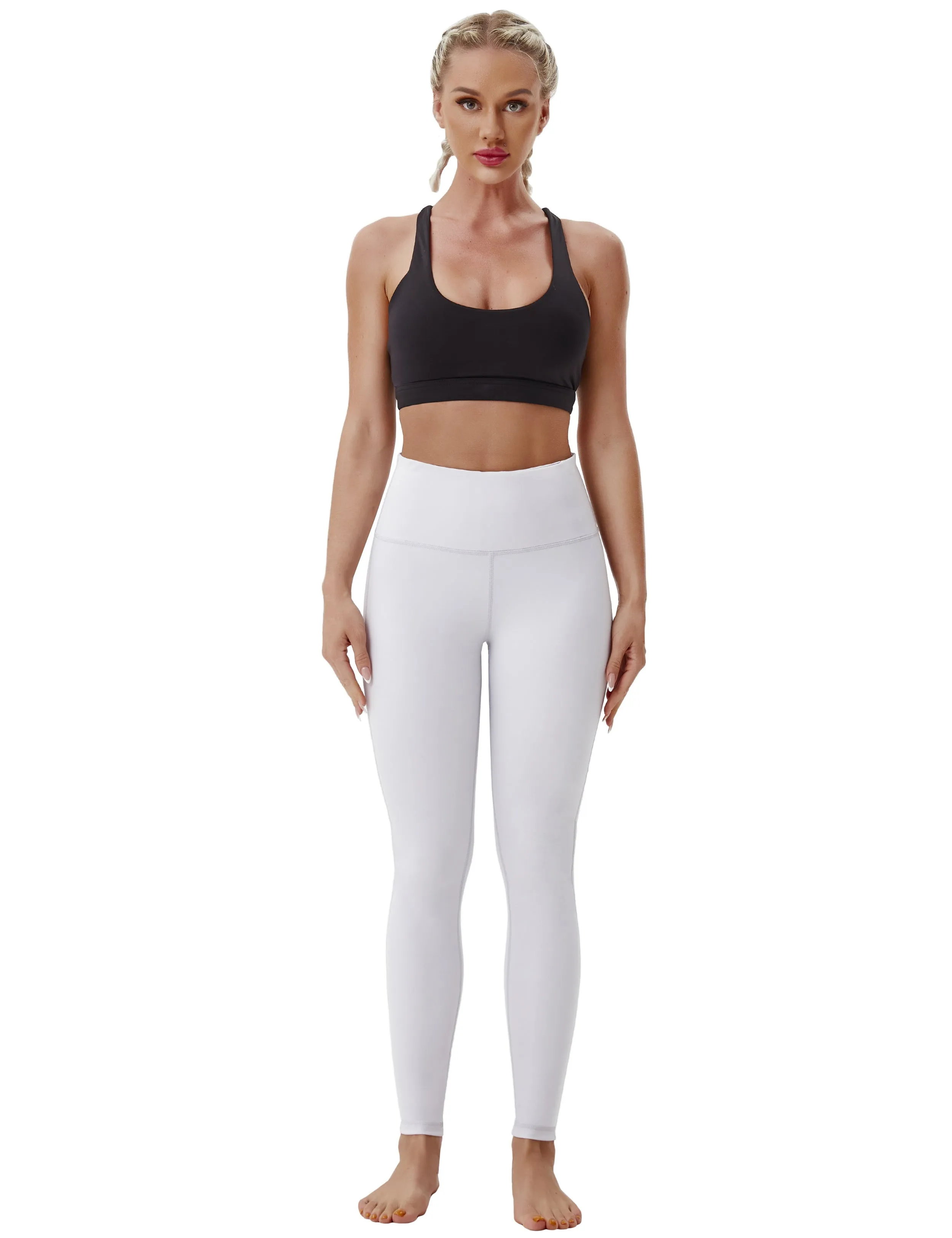 High Waist Side Line Jogging Pants lightgray_Jogging