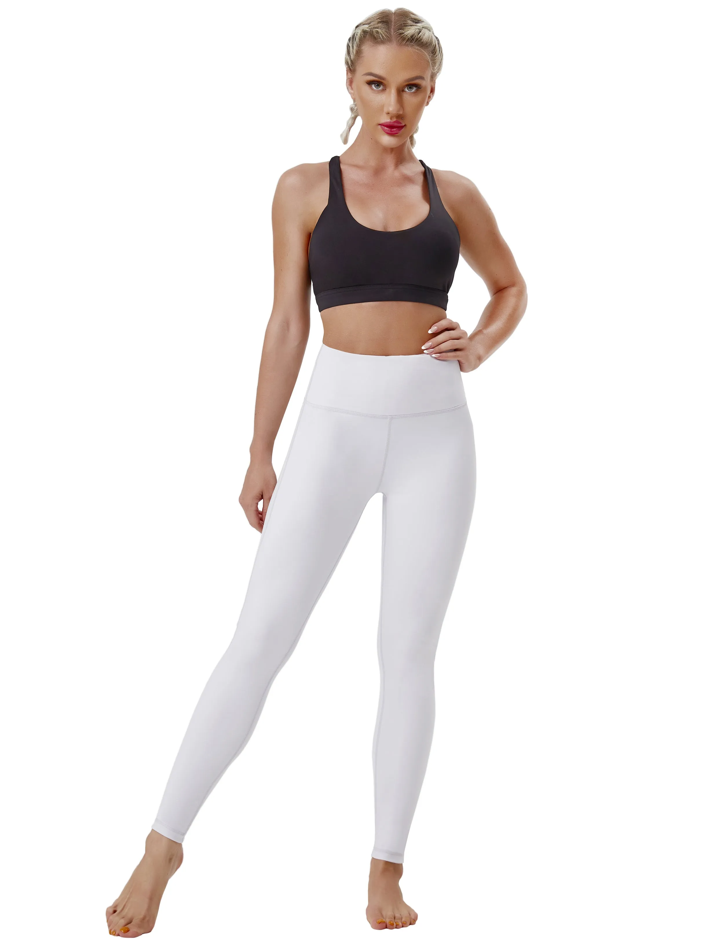 High Waist Side Line Jogging Pants lightgray_Jogging