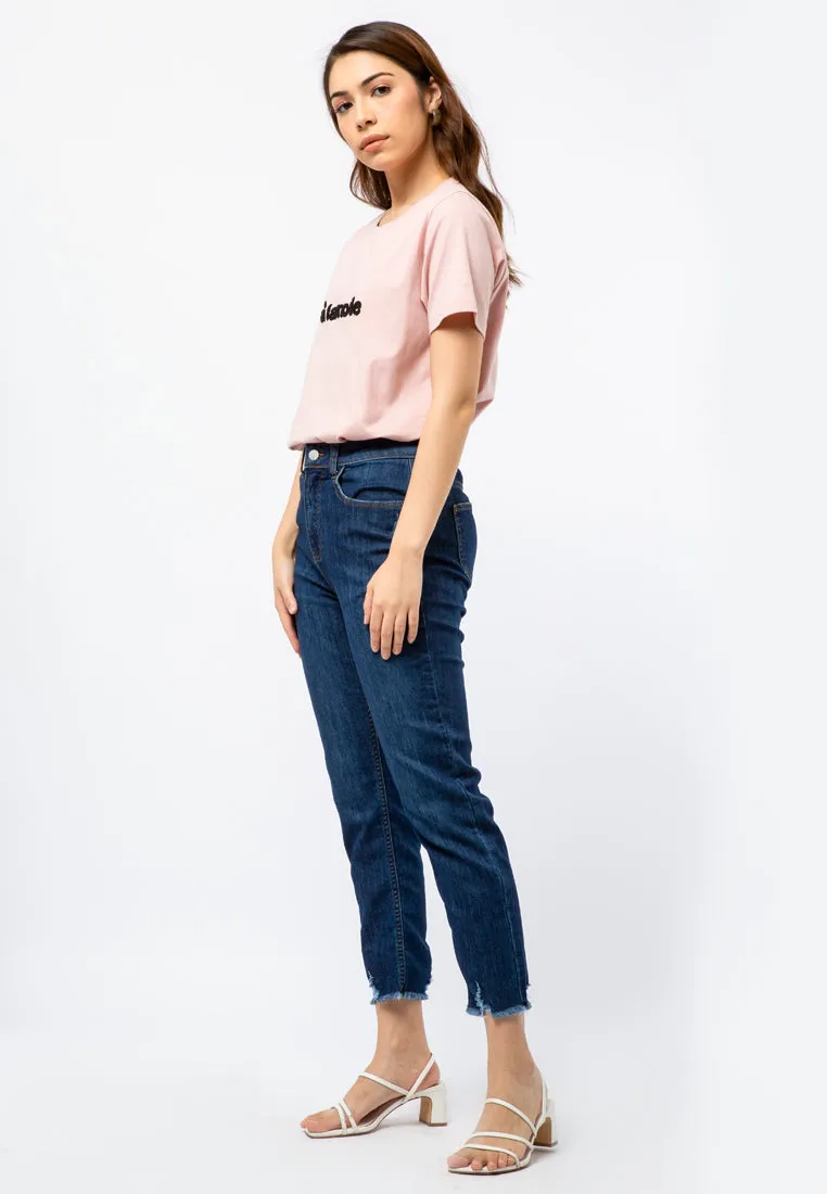 High Waist Skinny Denim Pants