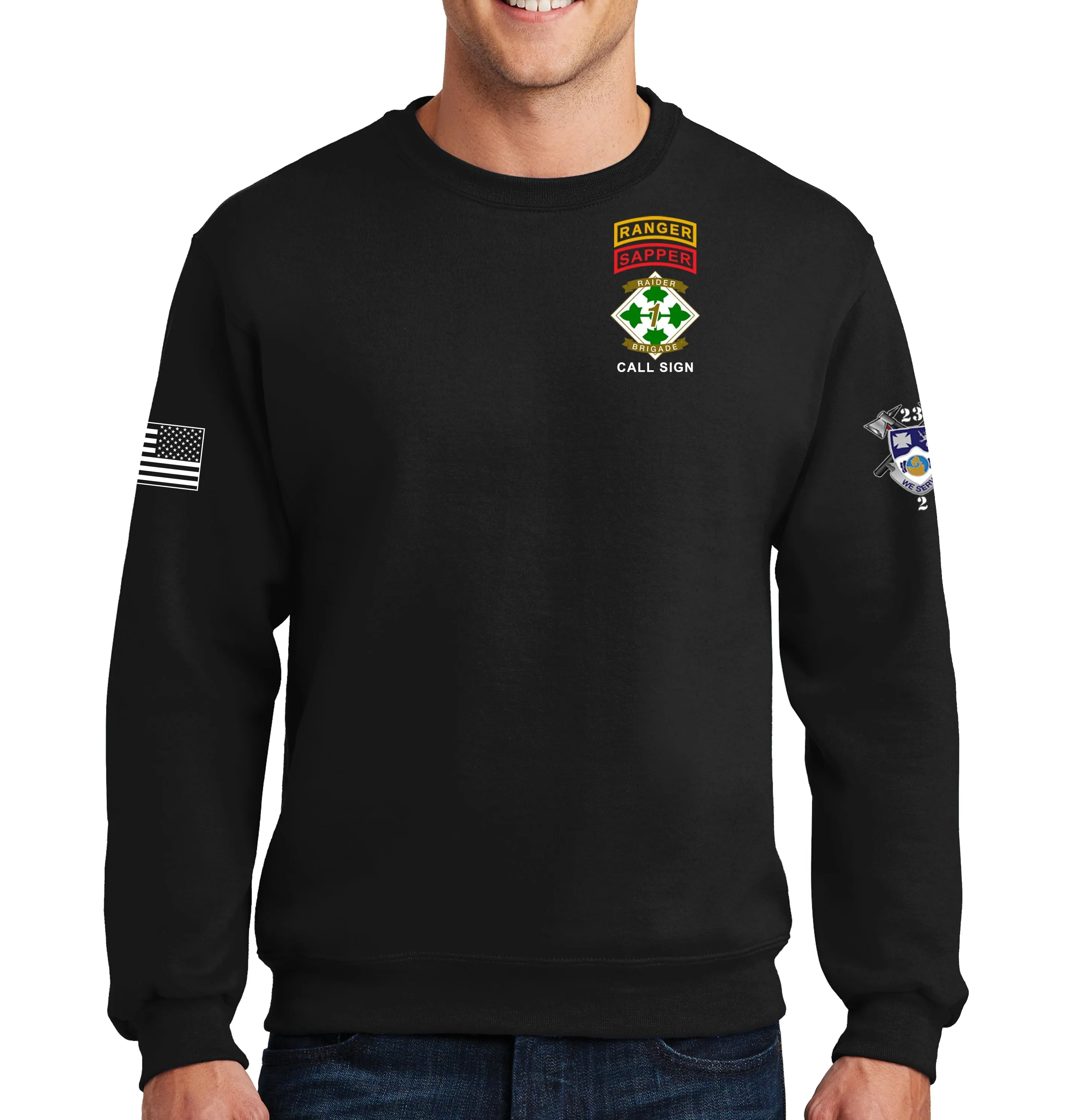 Huron Co Unisex PT Sweatshirt. This sweatshirt IS Approved for PT
