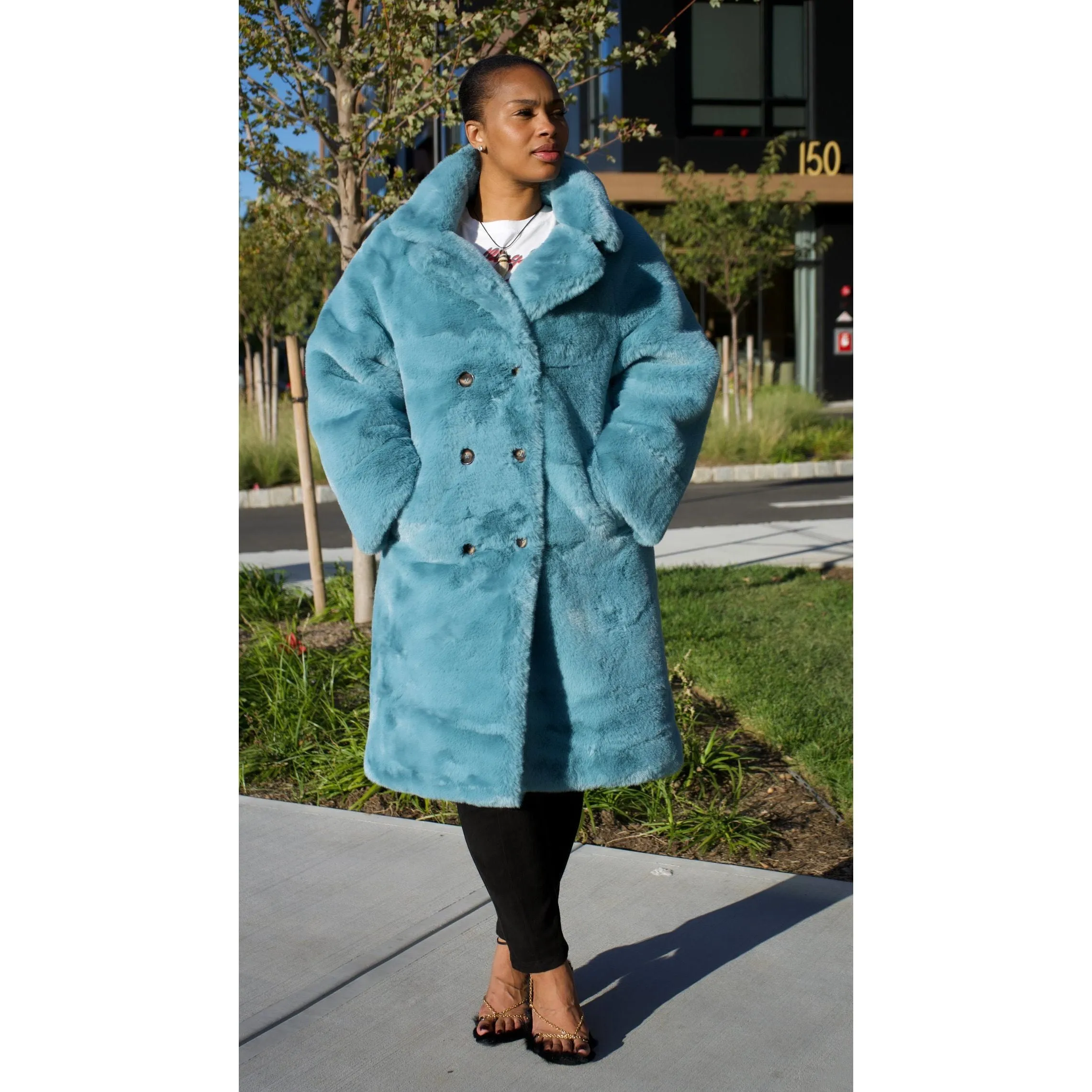 Ice Faux Fur Coat
