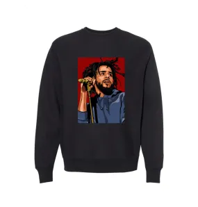 J Cole Animated Sweatshirt