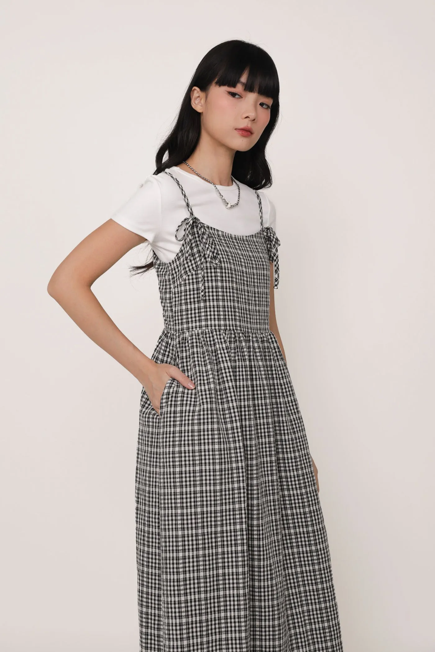 Junia Babydoll Maxi Dress