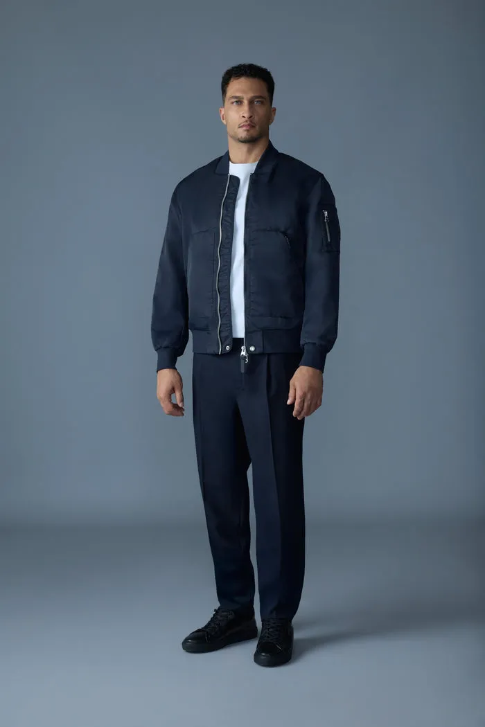 Mackage Emilio Satin Bomber Jacket