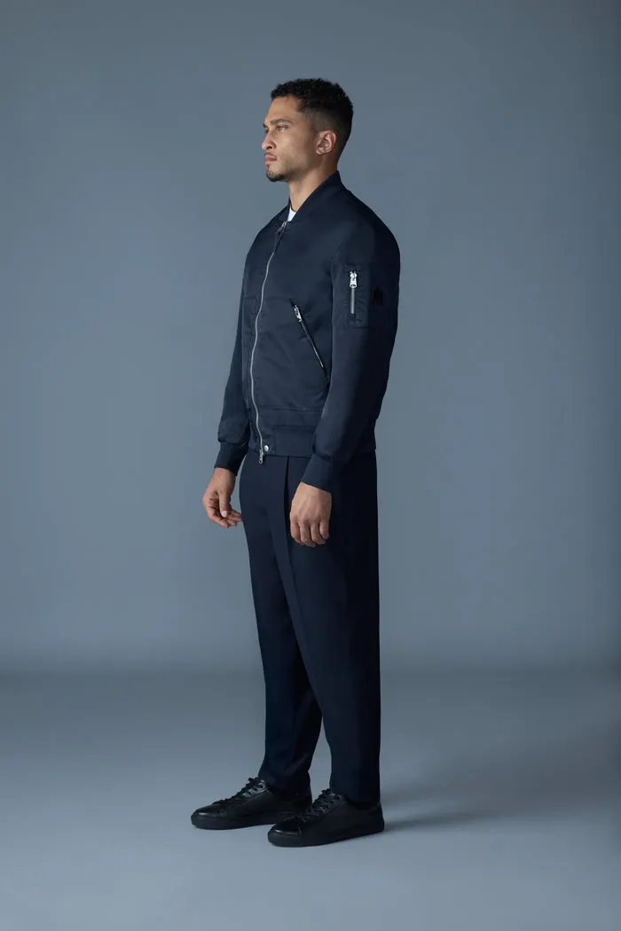 Mackage Emilio Satin Bomber Jacket