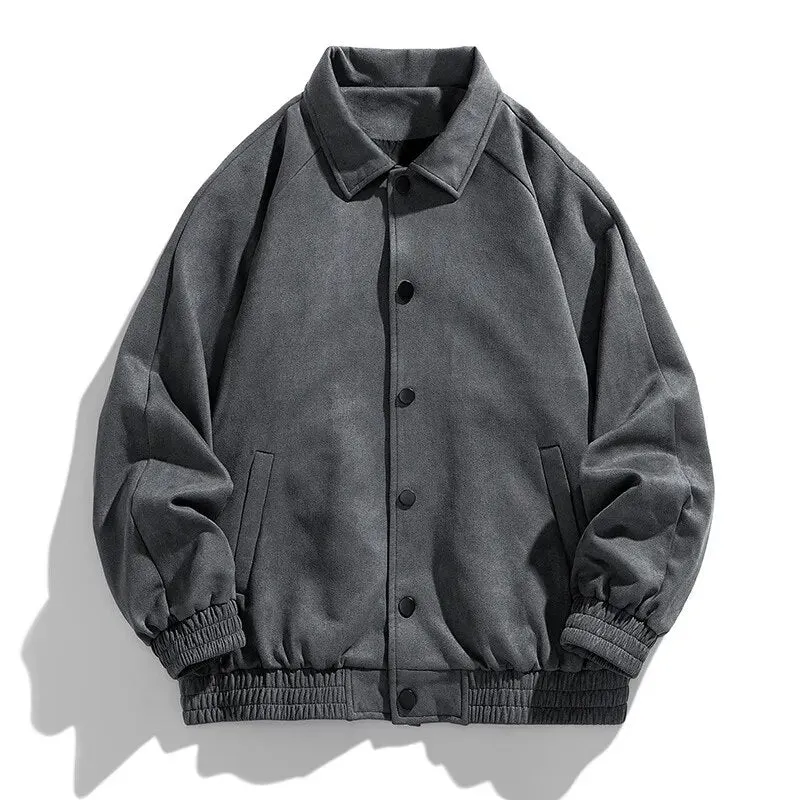 Men Vintage Varsity Casual Bomber Jacket