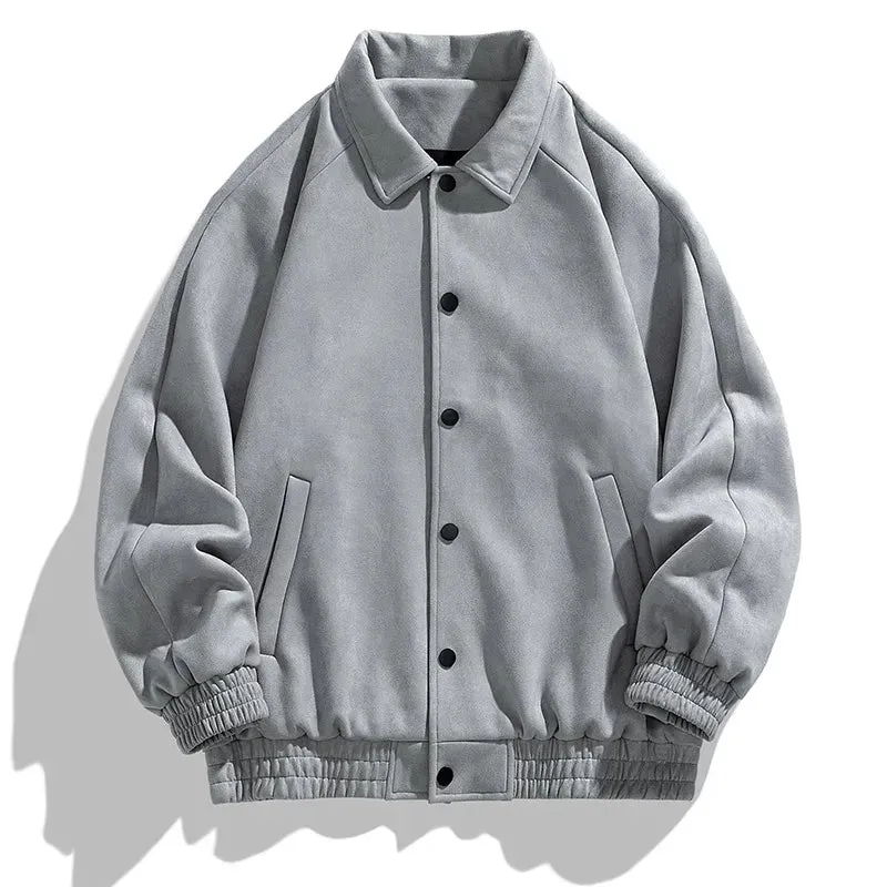 Men Vintage Varsity Casual Bomber Jacket