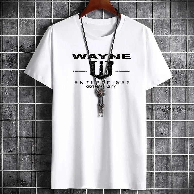 Men's Pure Cotton T-Shirt - Bruce Wayne Enterprises Print