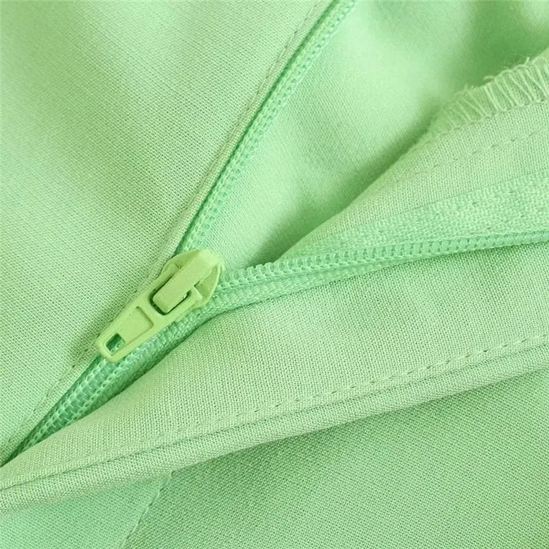 MINT HIGH WAIST LOOSE TROUSERS