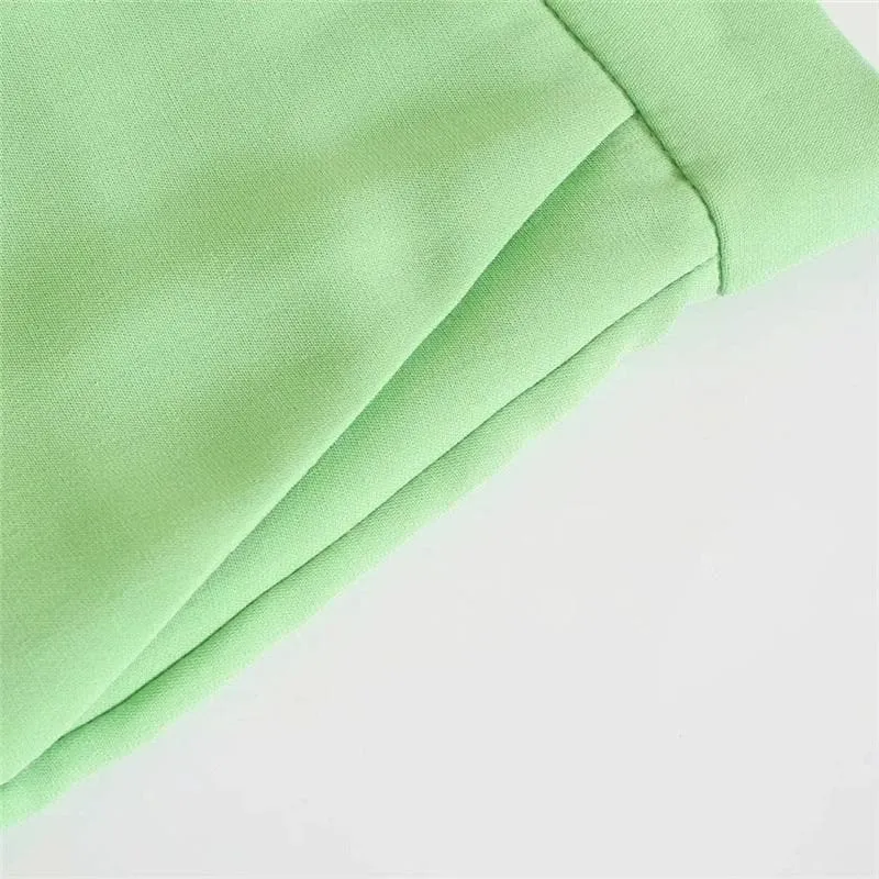MINT HIGH WAIST LOOSE TROUSERS