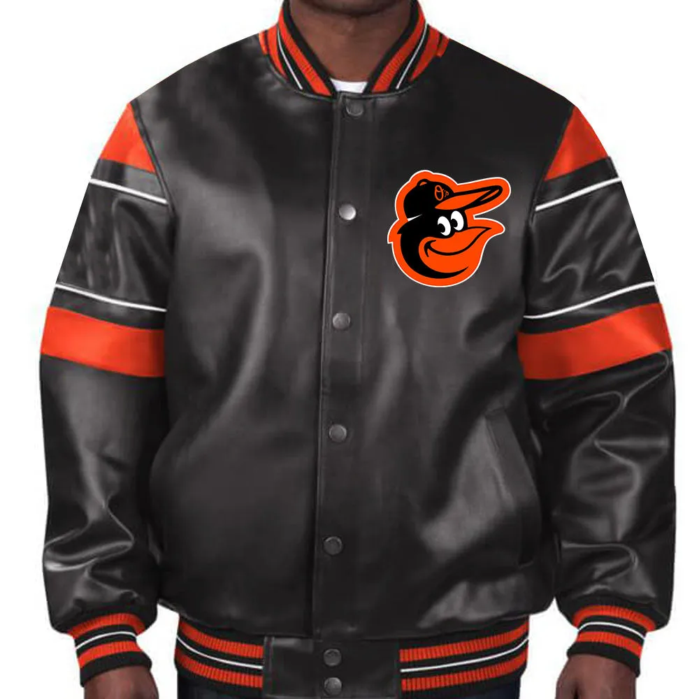 MLB Baltimore Orioles Leather Jacket