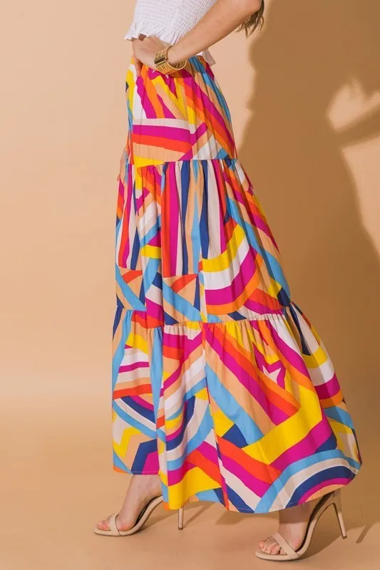 Multicolor Lines Maxi S