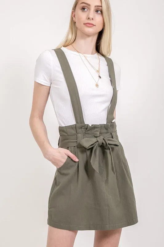 Olive Skirt Overall