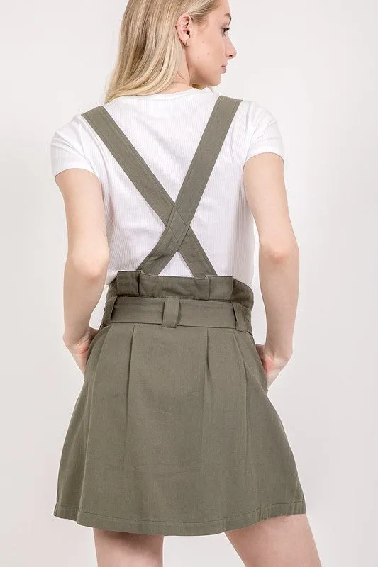 Olive Skirt Overall
