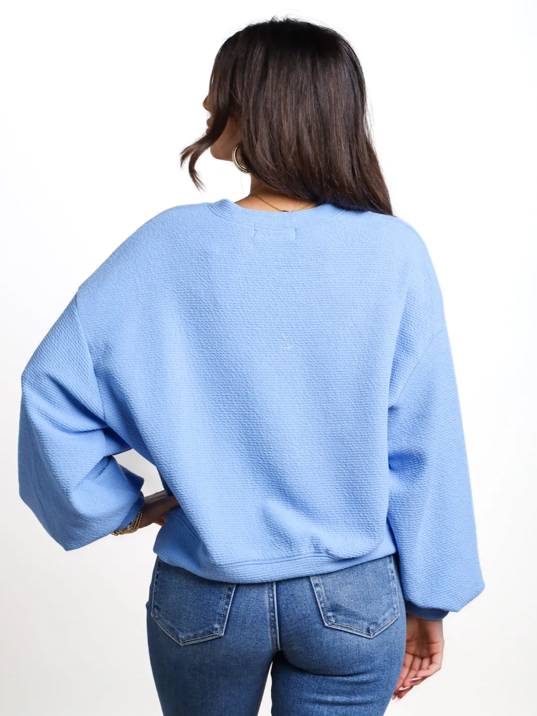 On The Same Page Long Sleeve Knit Top